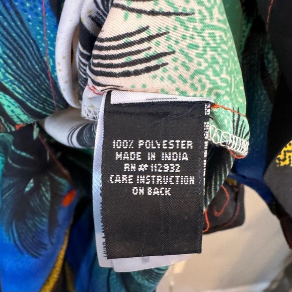 NWOT Pacific &Co. Men’s oversized Hawaiian button up shirt vibrant colorful SZ S - Picture 4 of 5